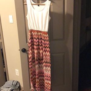 Long patterned dress